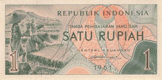 Indonesien 1 Rupiah 1961 p78